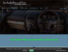 Tablet Screenshot of caraudioremoval.com